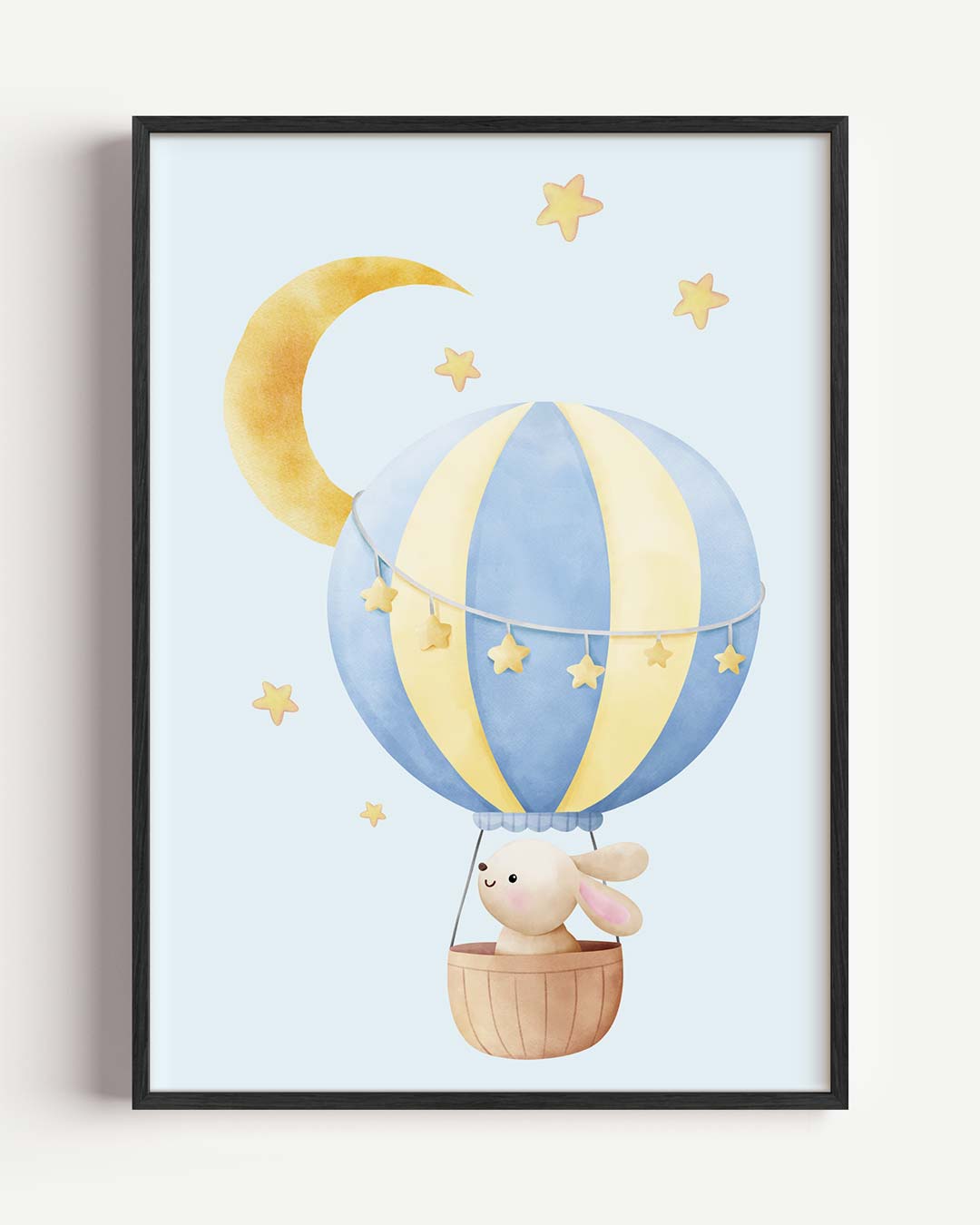 Dromerige Luchtballon Poster-WallArtistic