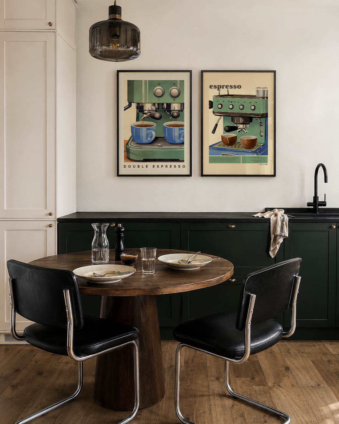 Koffie en kleuren Posterset