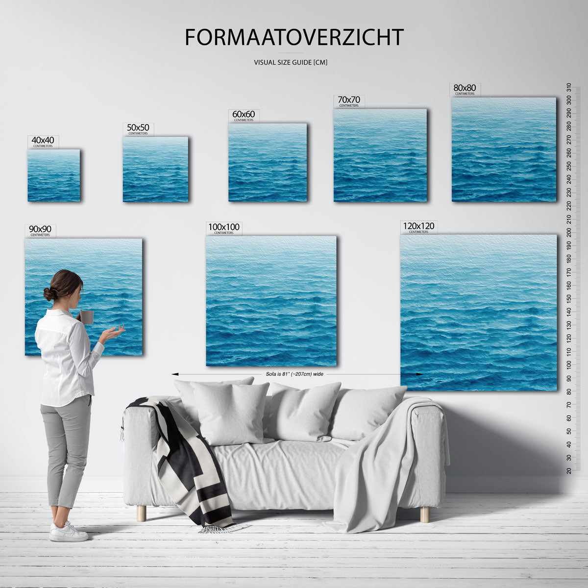 Golvende zee Poster