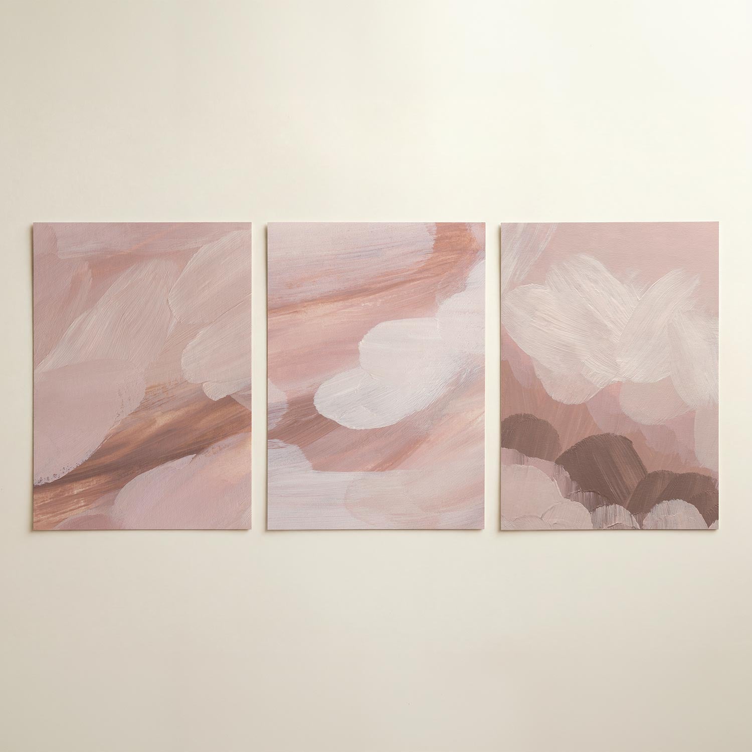 Zachte kleurvlakken Posterset