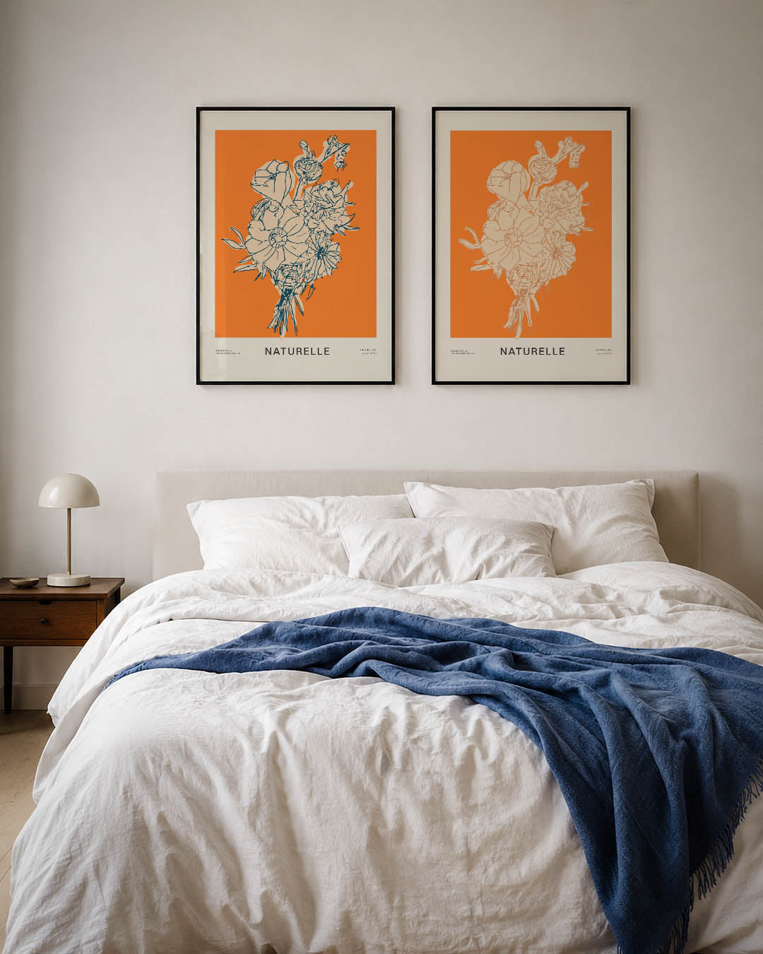 Bloemrijke lijnen Posterset
