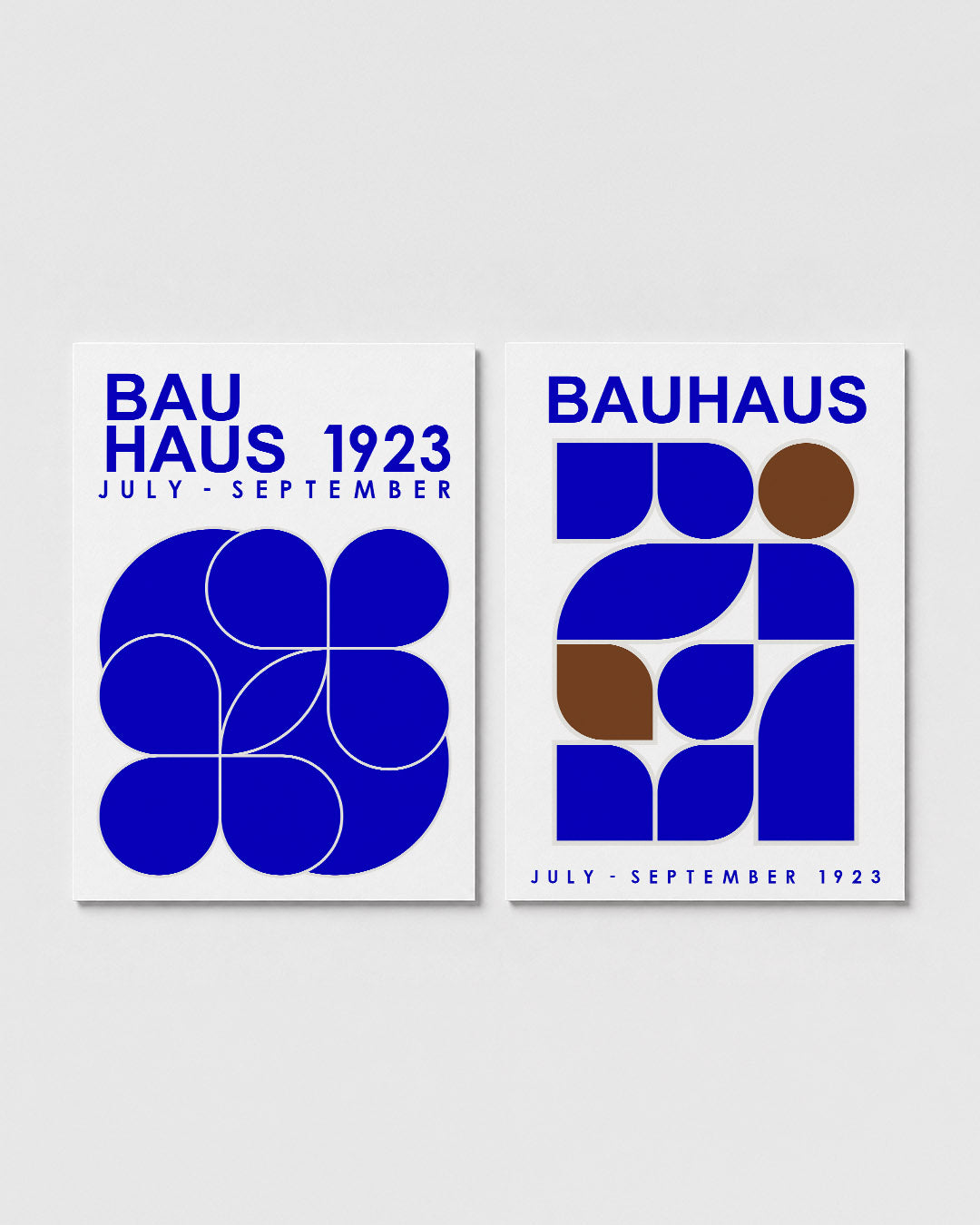 Vormen en vlakken Posterset