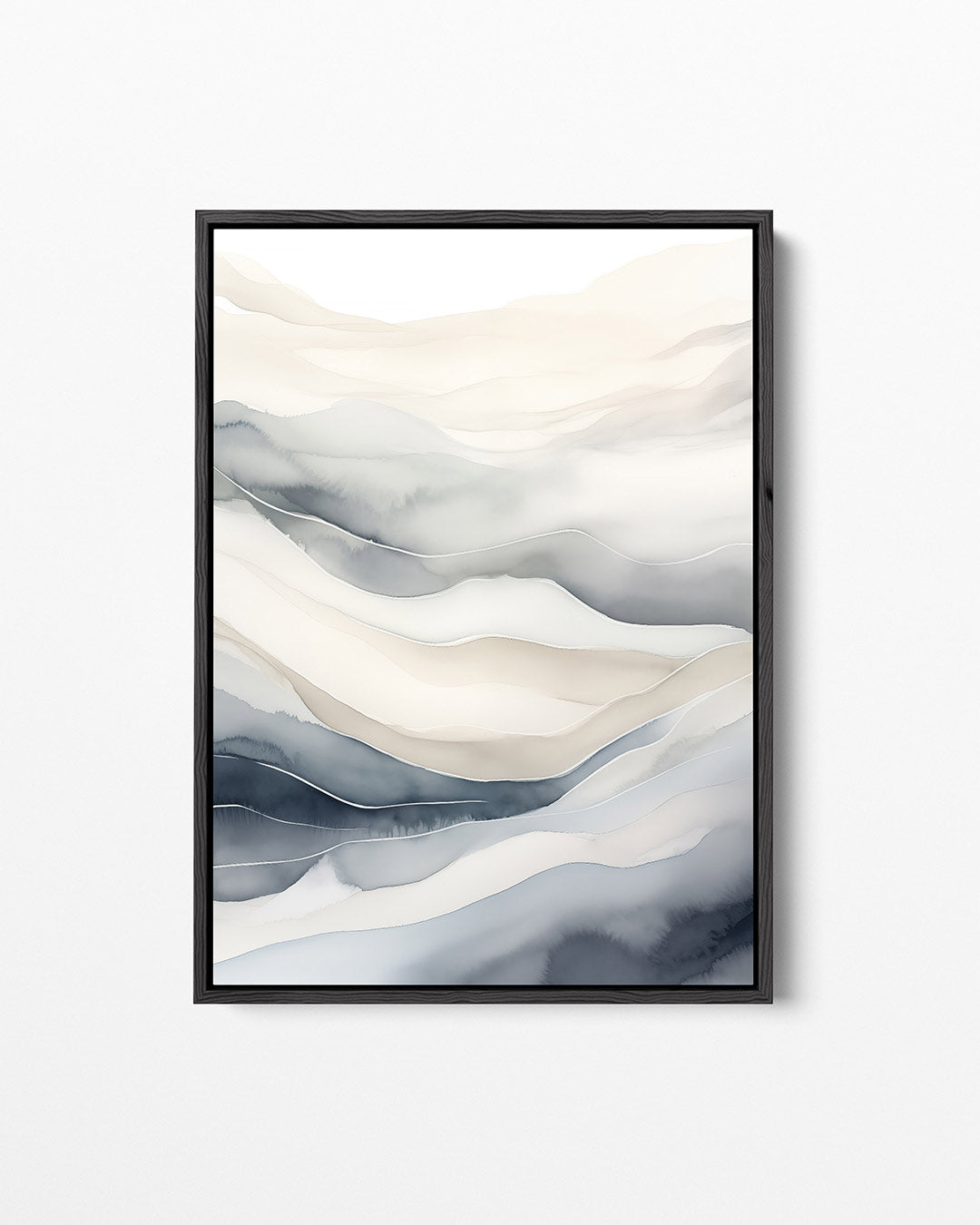 Golvende lijnen landschap Kunstwerk