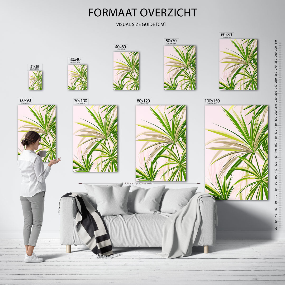 Groene bladeren Poster