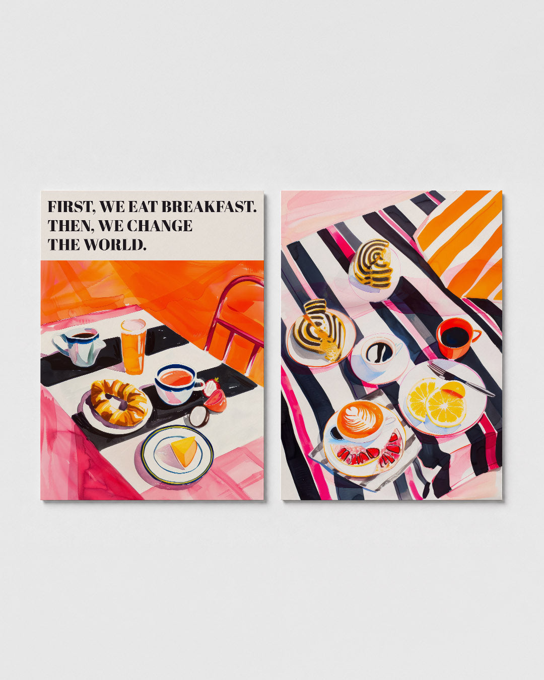 Ontbijt en inspiratie Posterset