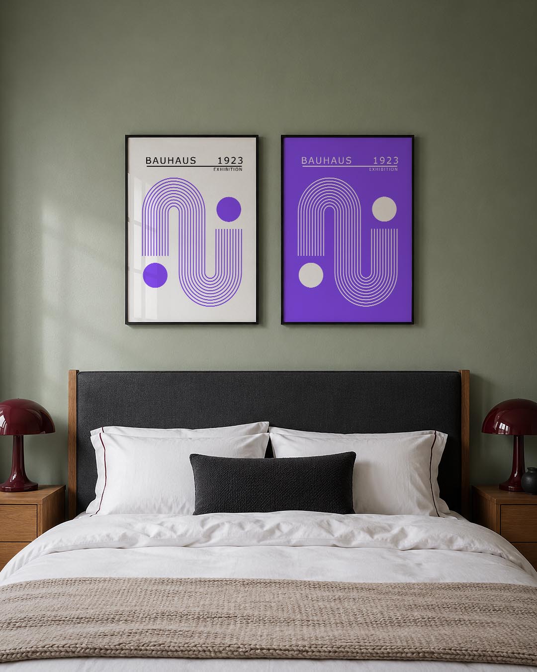 Lijnen en cirkelspel Posterset