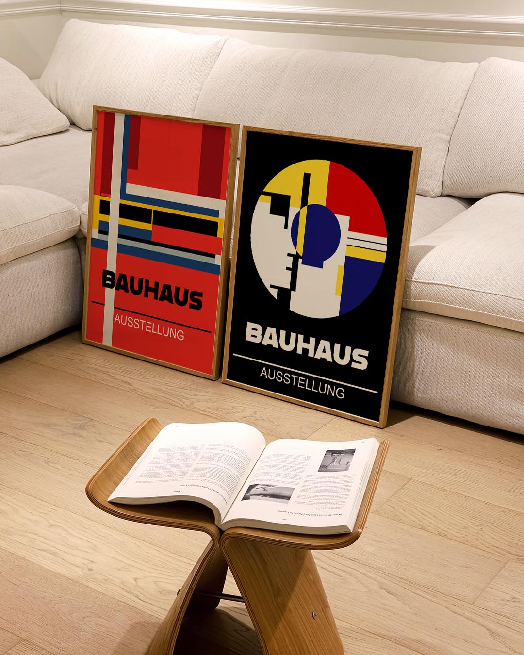 Kleurrijke cirkelcompositie Posterset