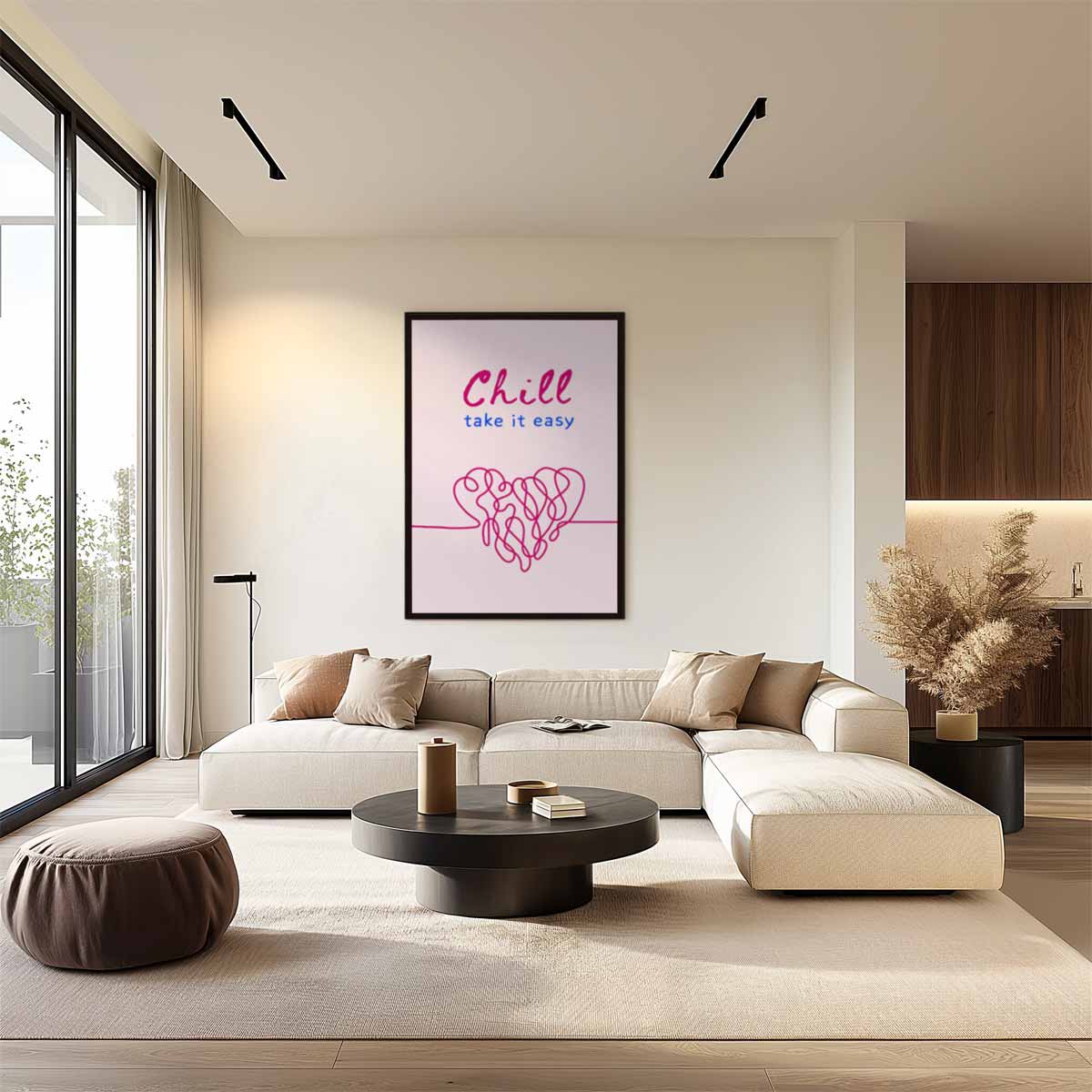 Chill Hart Kunstwerk Kunstwerk-canvas-dibond-plexiglas-wanddecoratie-WallArtistic