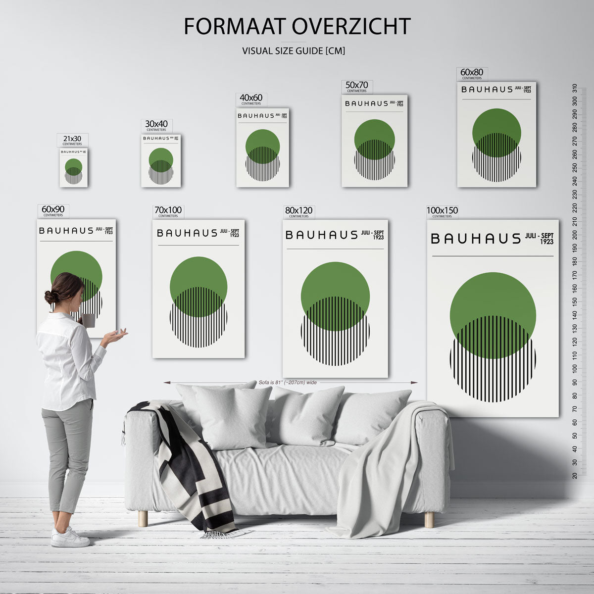 Vormen en lijnen Poster