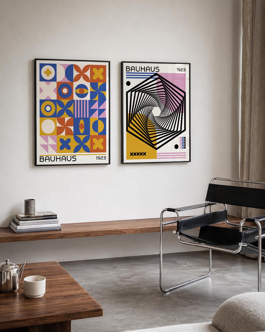 Vormen en vlakken Posterset
