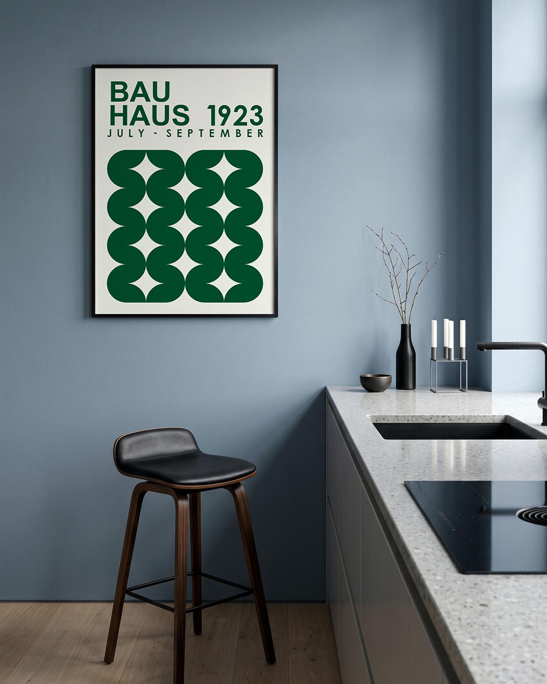 Vormritme en kleur Poster