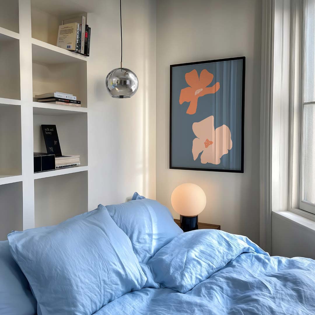 Bloemenpracht in Pastel Poster-WallArtistic