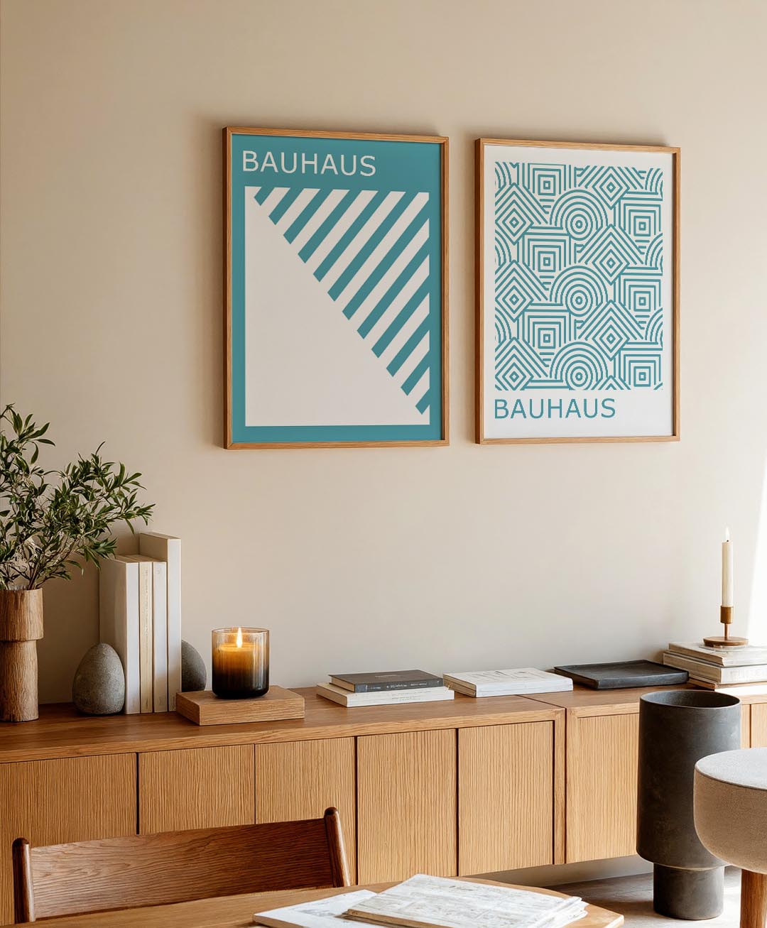 Lijnen en vlakken Posterset
