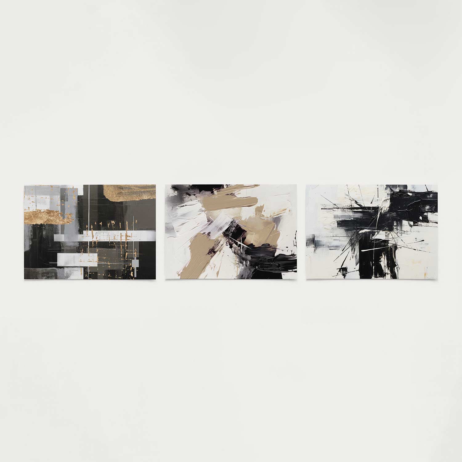 Gouden vlakken Posterset