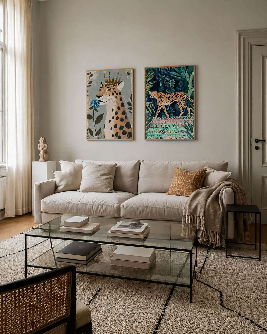 Kroon en roos Posterset