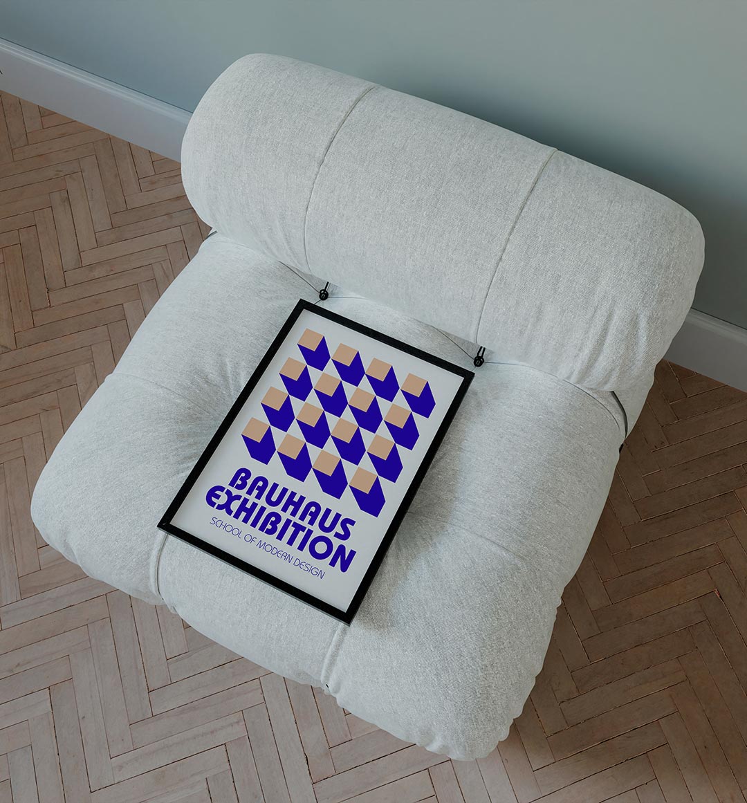 Vorm en schaduw Poster