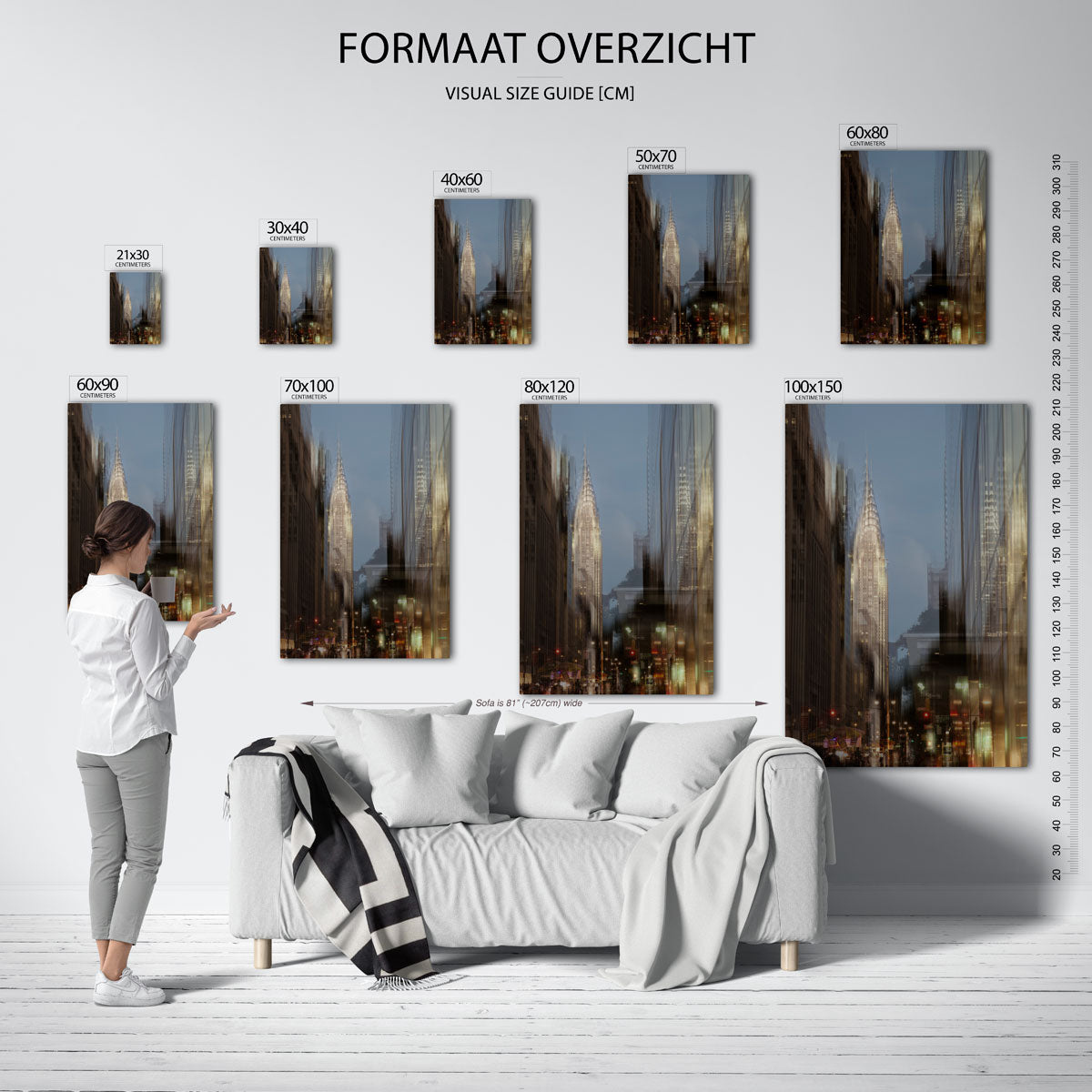 Stedelijke reflecties Poster