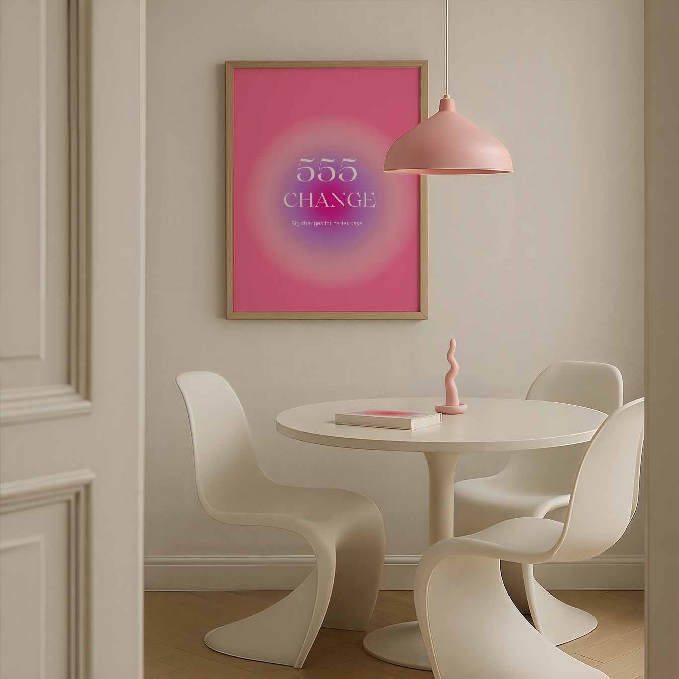 Inspirerende 555 Veranderingen Poster-WallArtistic