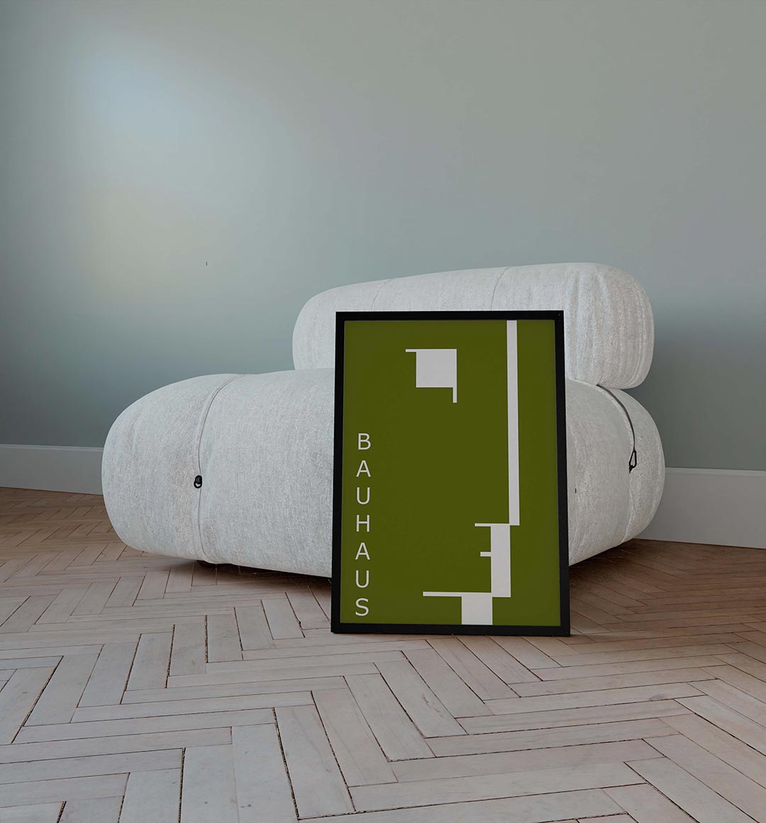 Vorm en lijnenspel Poster
