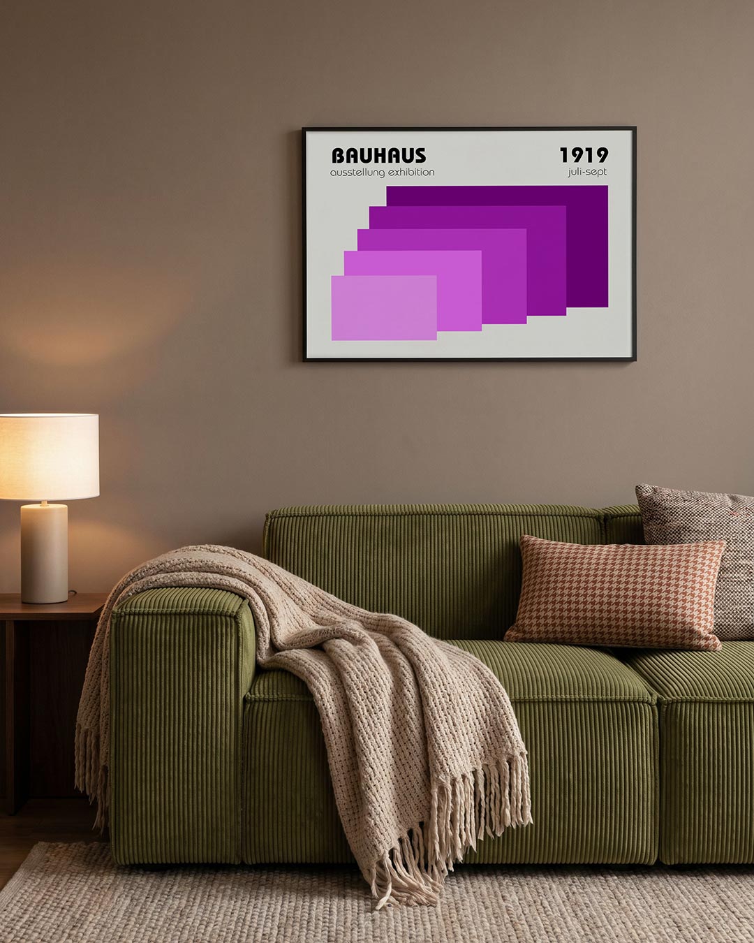 Vormritme en kleur Poster