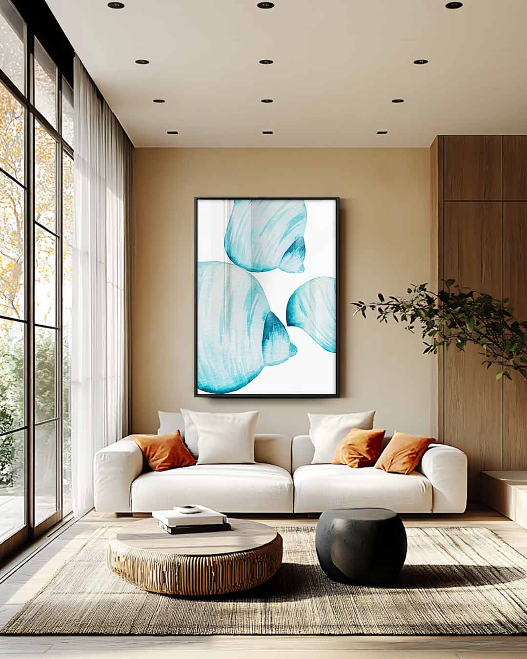 Abstract kunstwerk Kunstwerk-canvas-dibond-plexiglas-wanddecoratie-WallArtistic