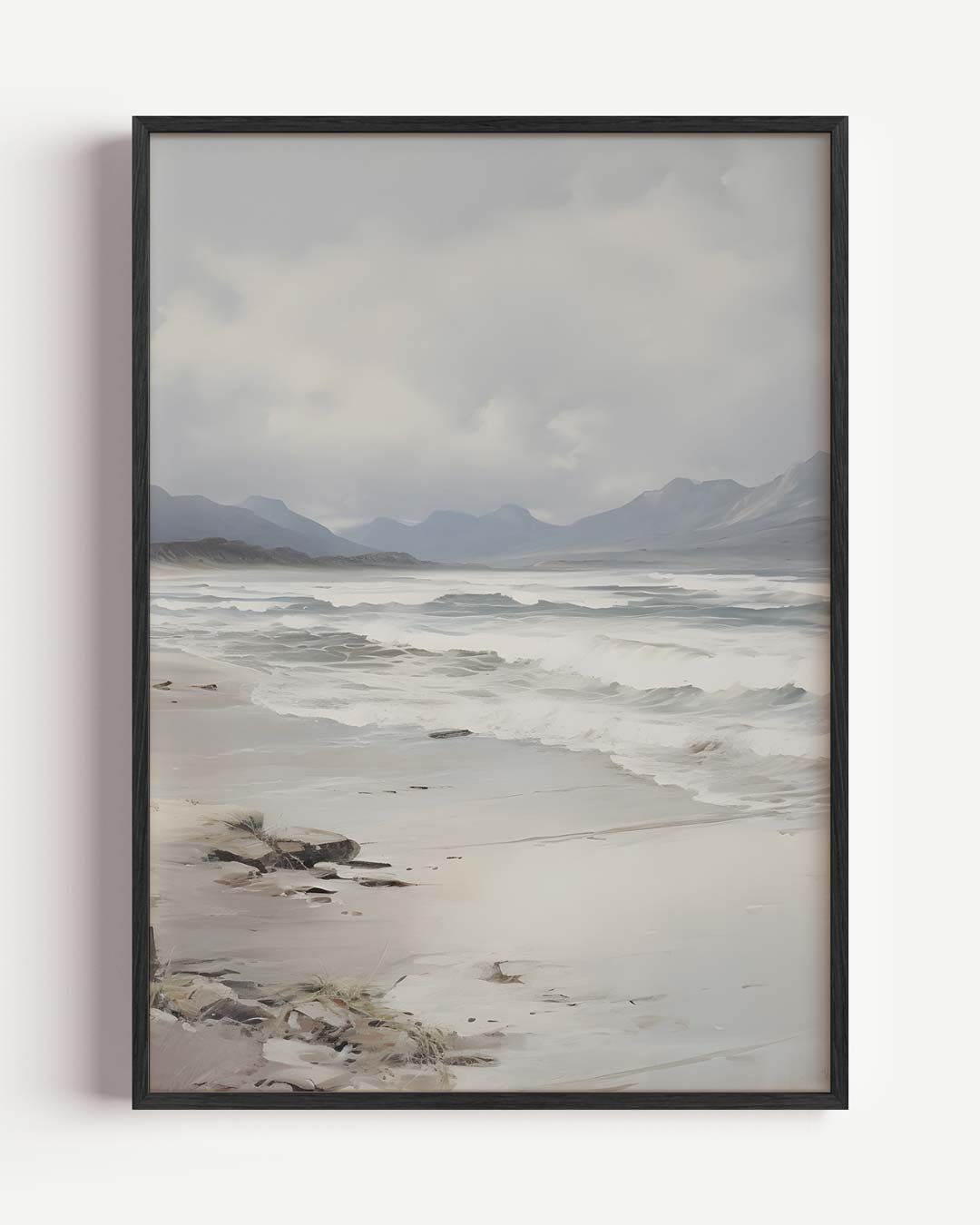 Rustige Strandtafereel Poster-WallArtistic