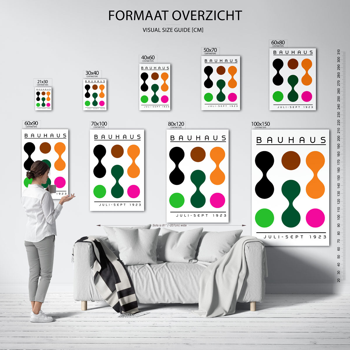 Vorm en kleur Poster