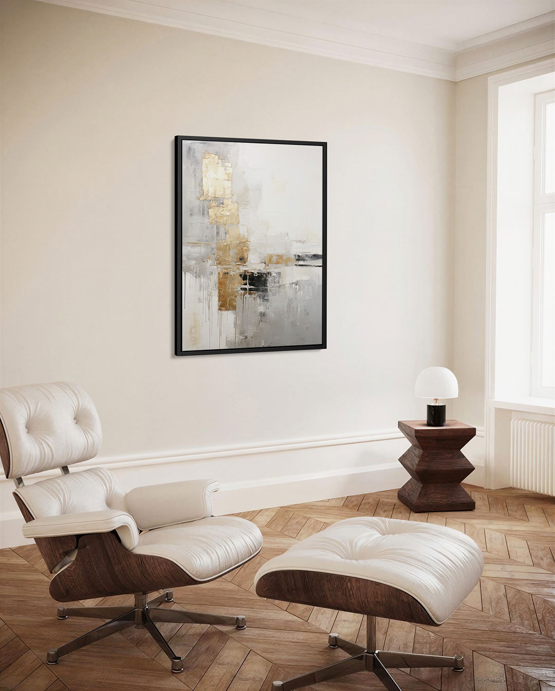 Gelaagde compositie Kunstwerk
