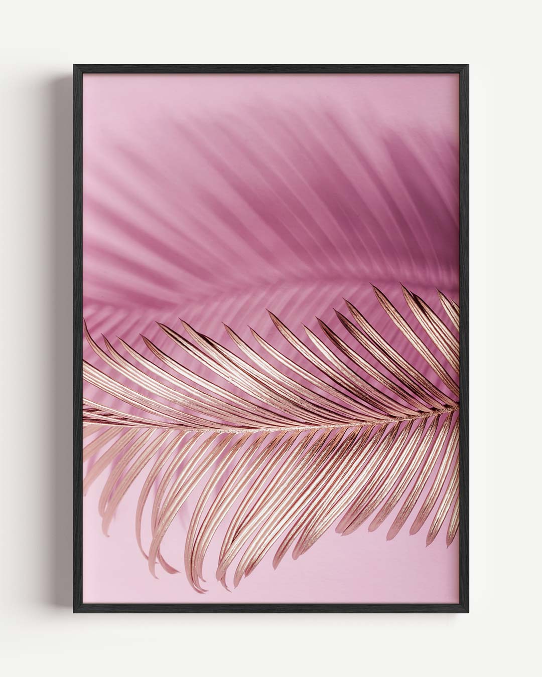 Dromerige Roze Bladeren Poster-WallArtistic