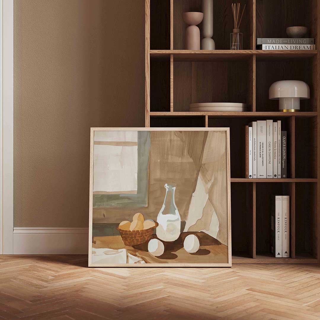 Stilleven met eieren Poster
