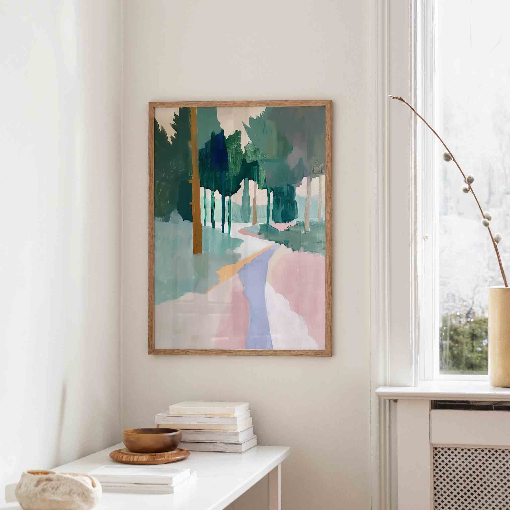 Boslandschap Poster