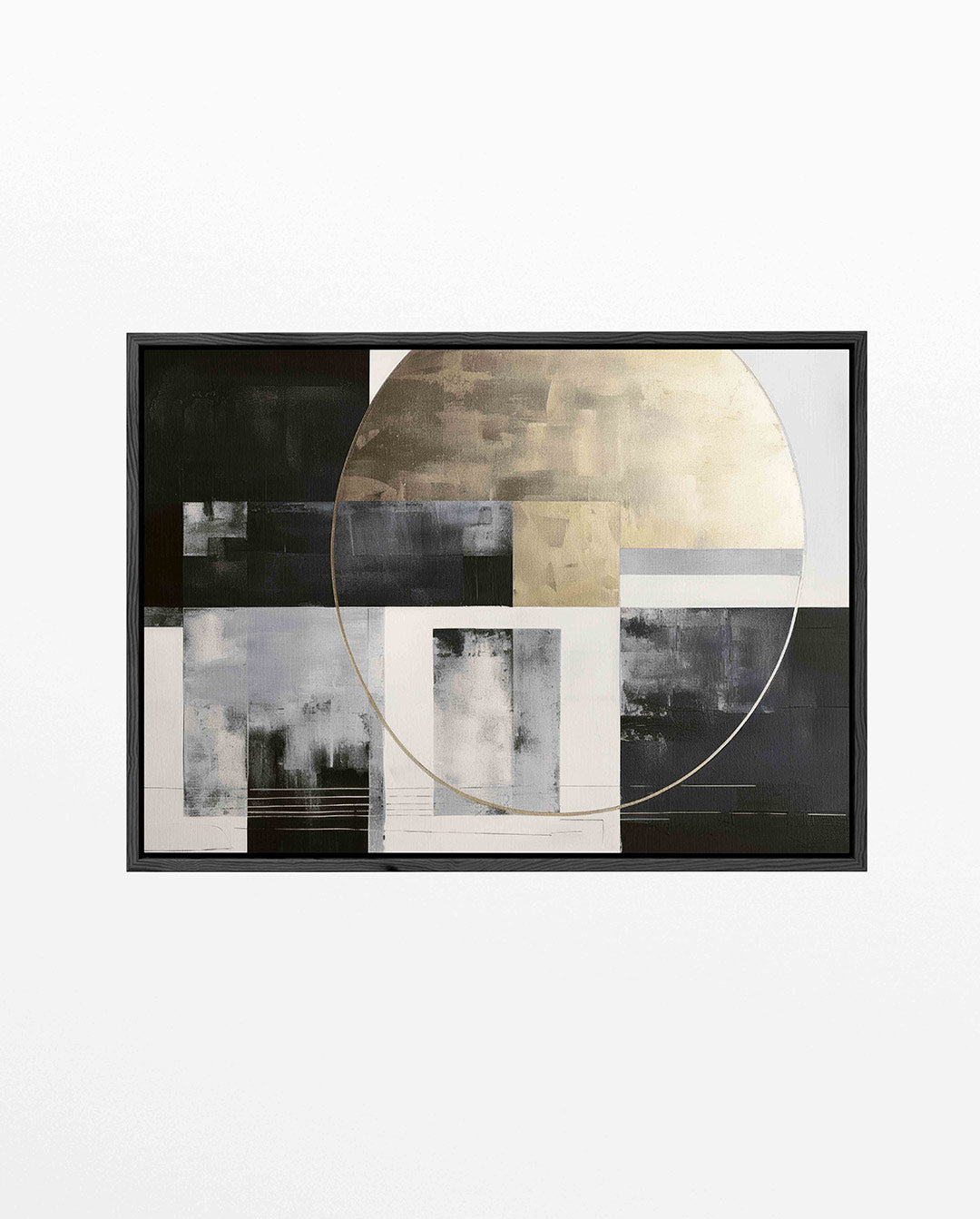 Geometrische cirkel compositie Kunstwerk