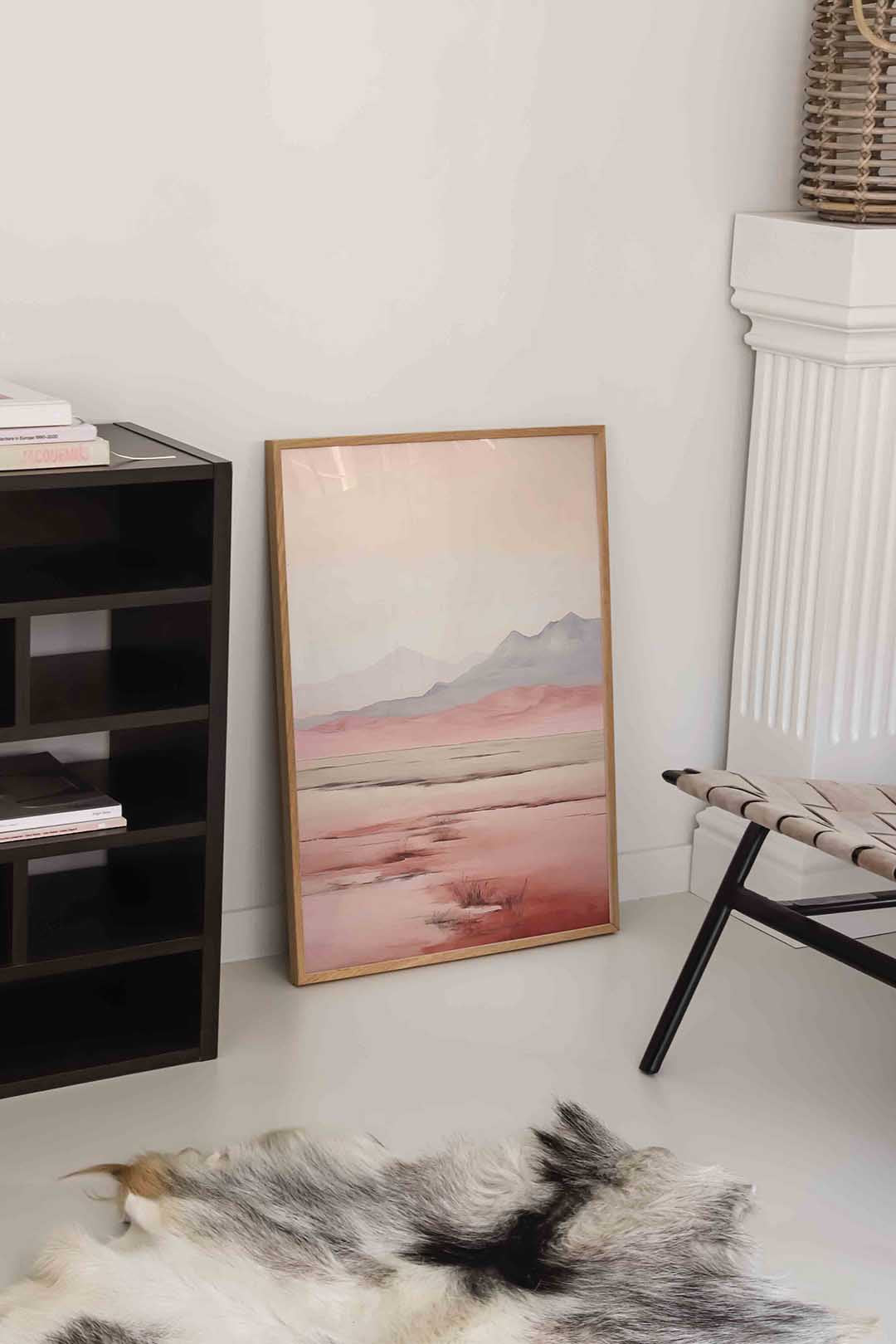 Landschap met bergen Poster