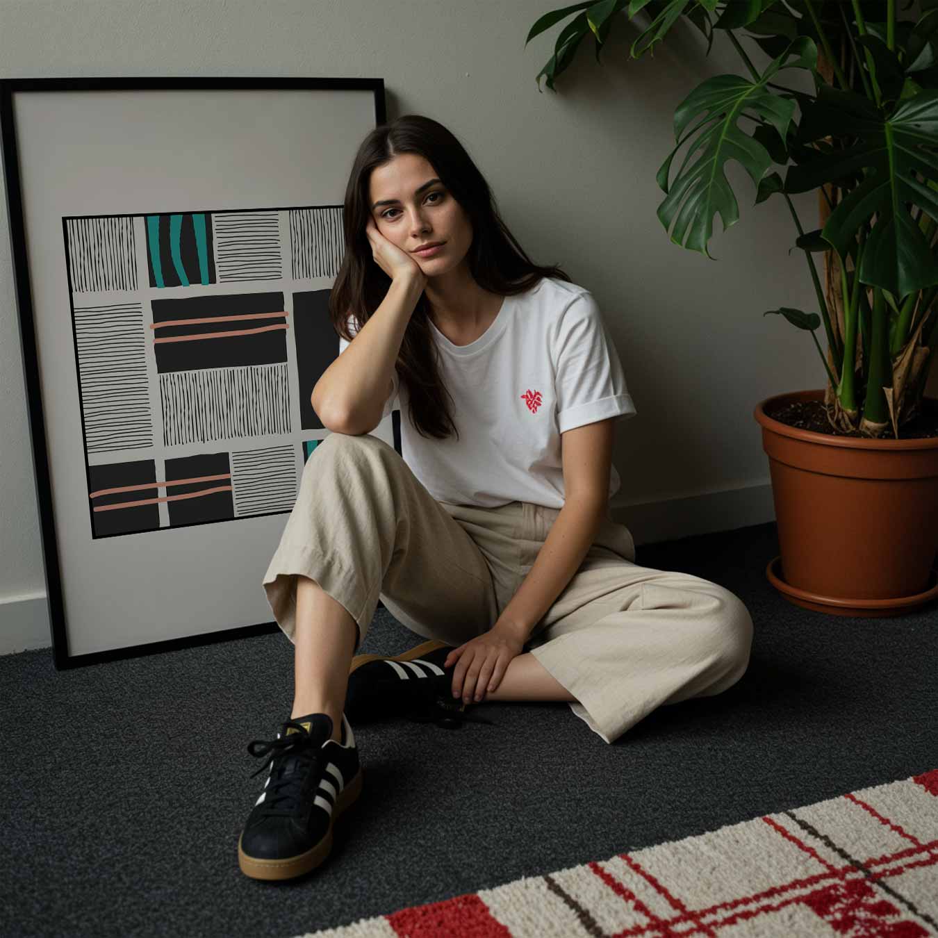 Moderne Geometrische Kunstposter-WallArtistic
