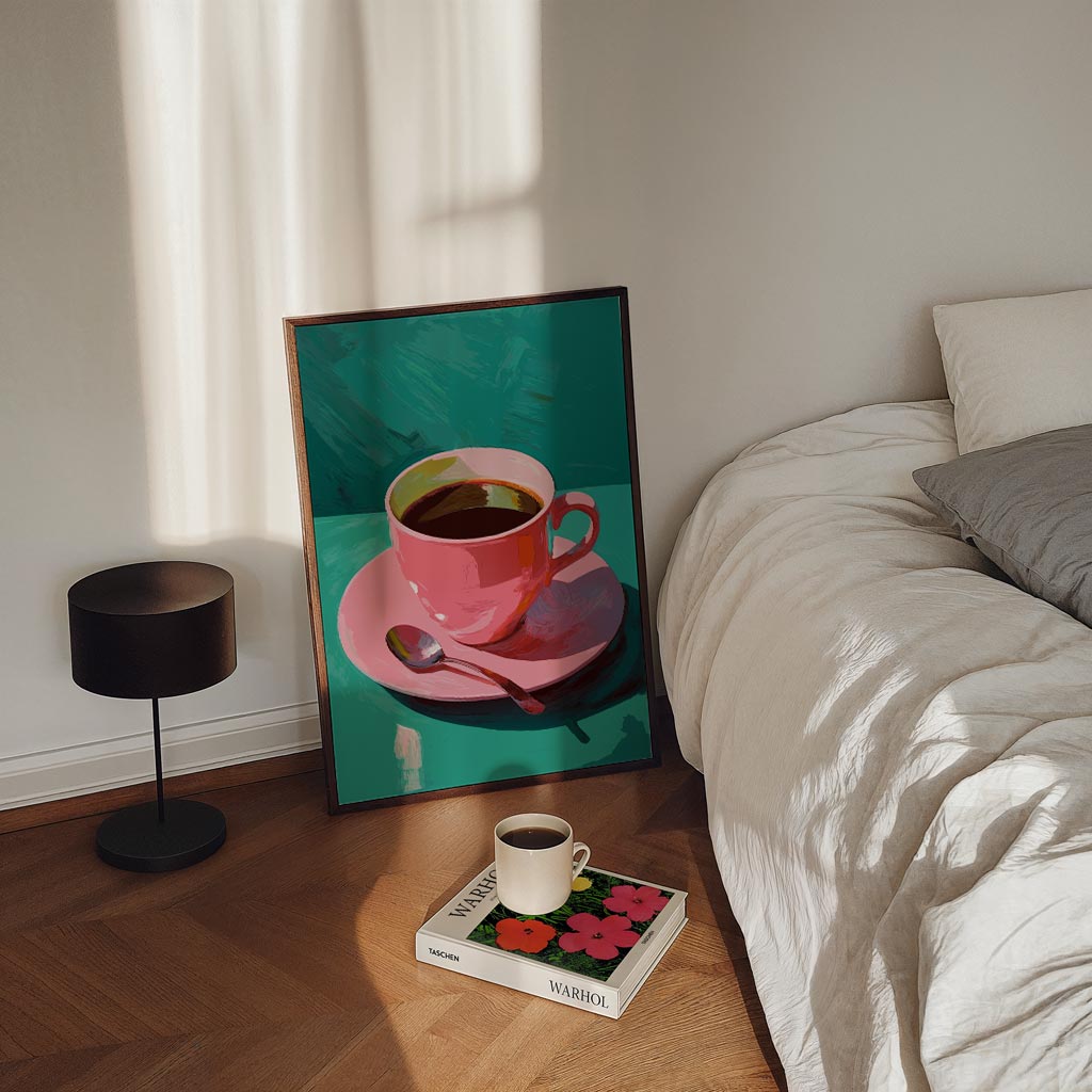 Koffie Moment Poster-WallArtistic