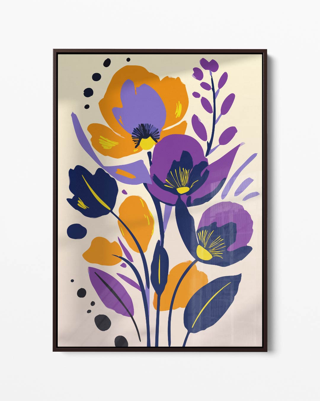 Levendige Bloemenpracht Kunstwerk-canvas-dibond-plexiglas-wanddecoratie-WallArtistic