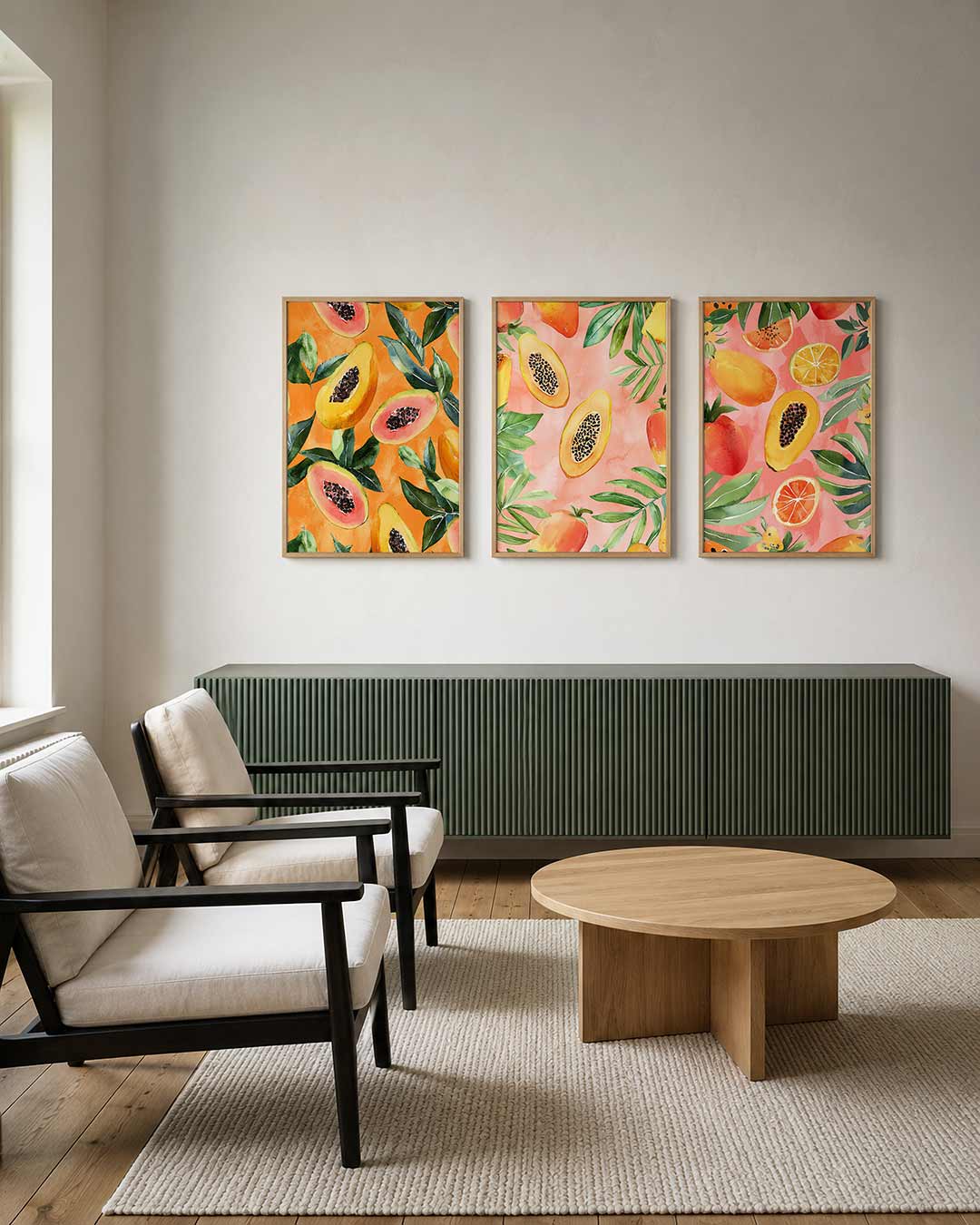 Fruitige kleurexplosie Posterset