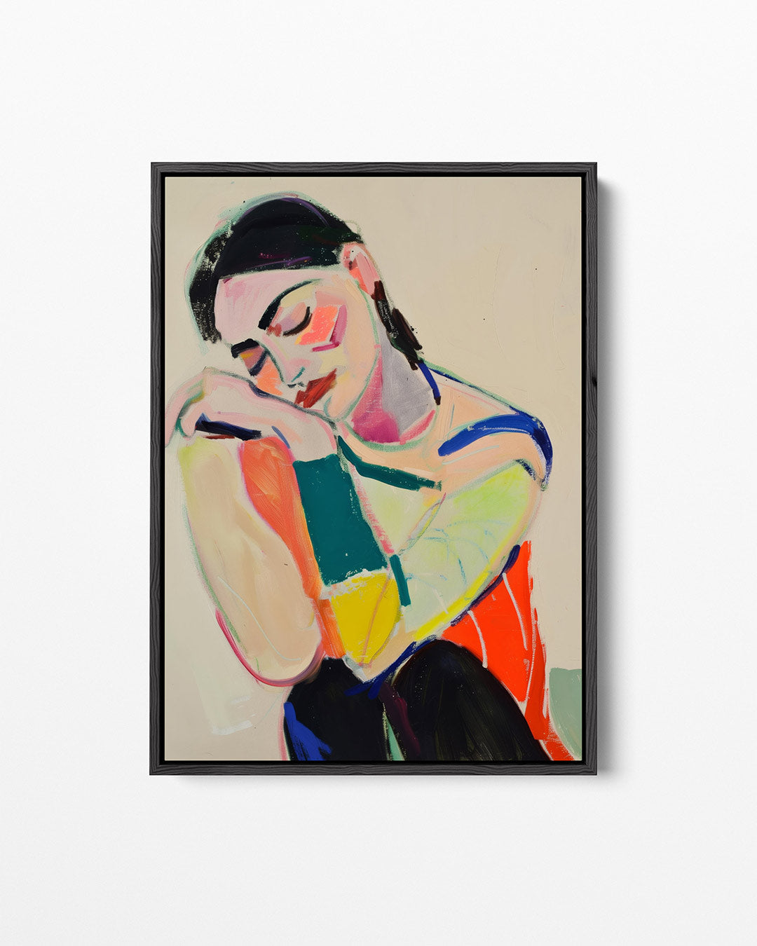 Dromerige kleurencompositie Kunstwerk