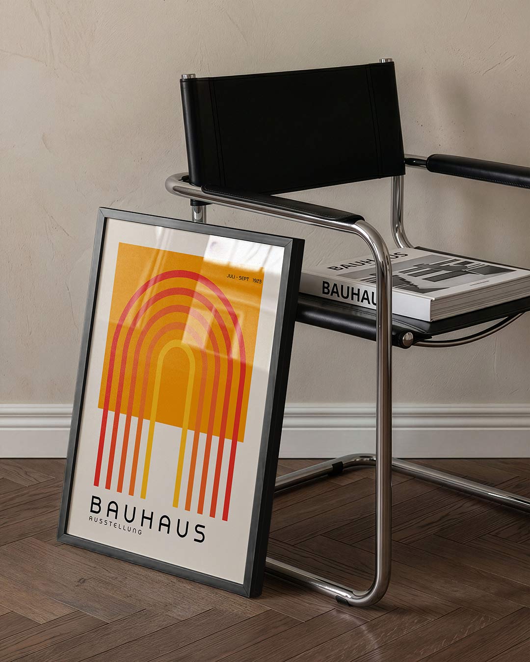 Kleurvlakken en lijnen Poster