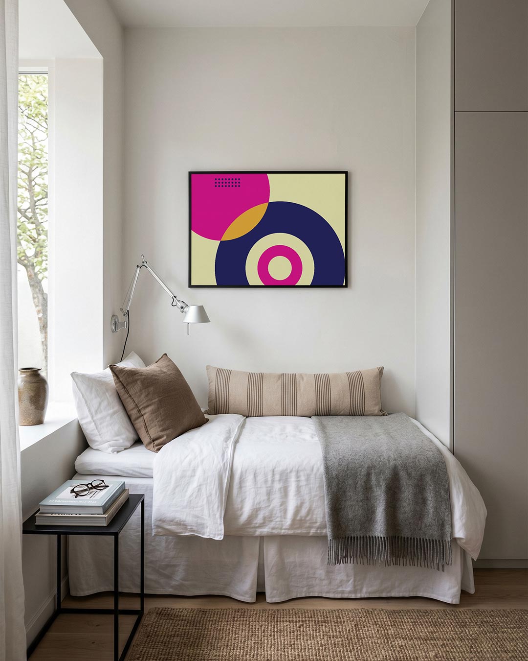 Cirkelvormen en kleur Poster