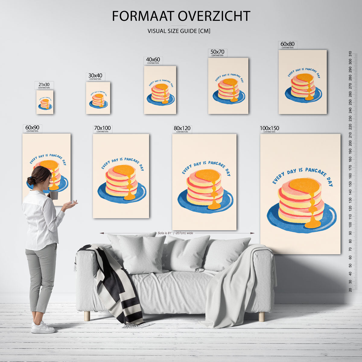 Pannenkoeken met siroop Poster