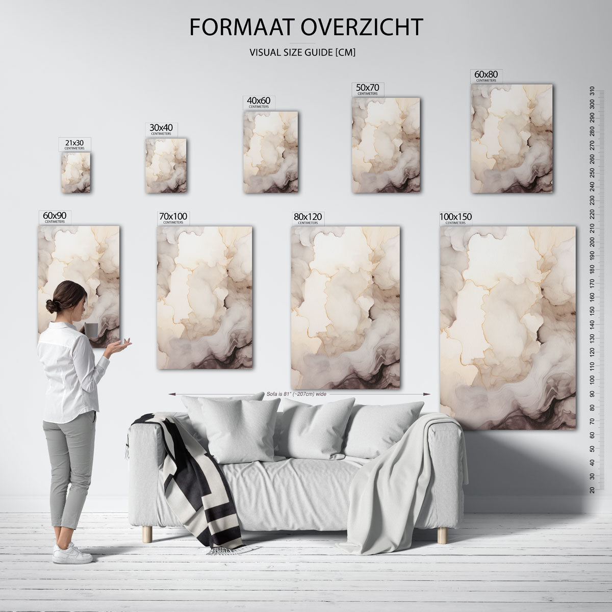 Abstracte vormen Poster