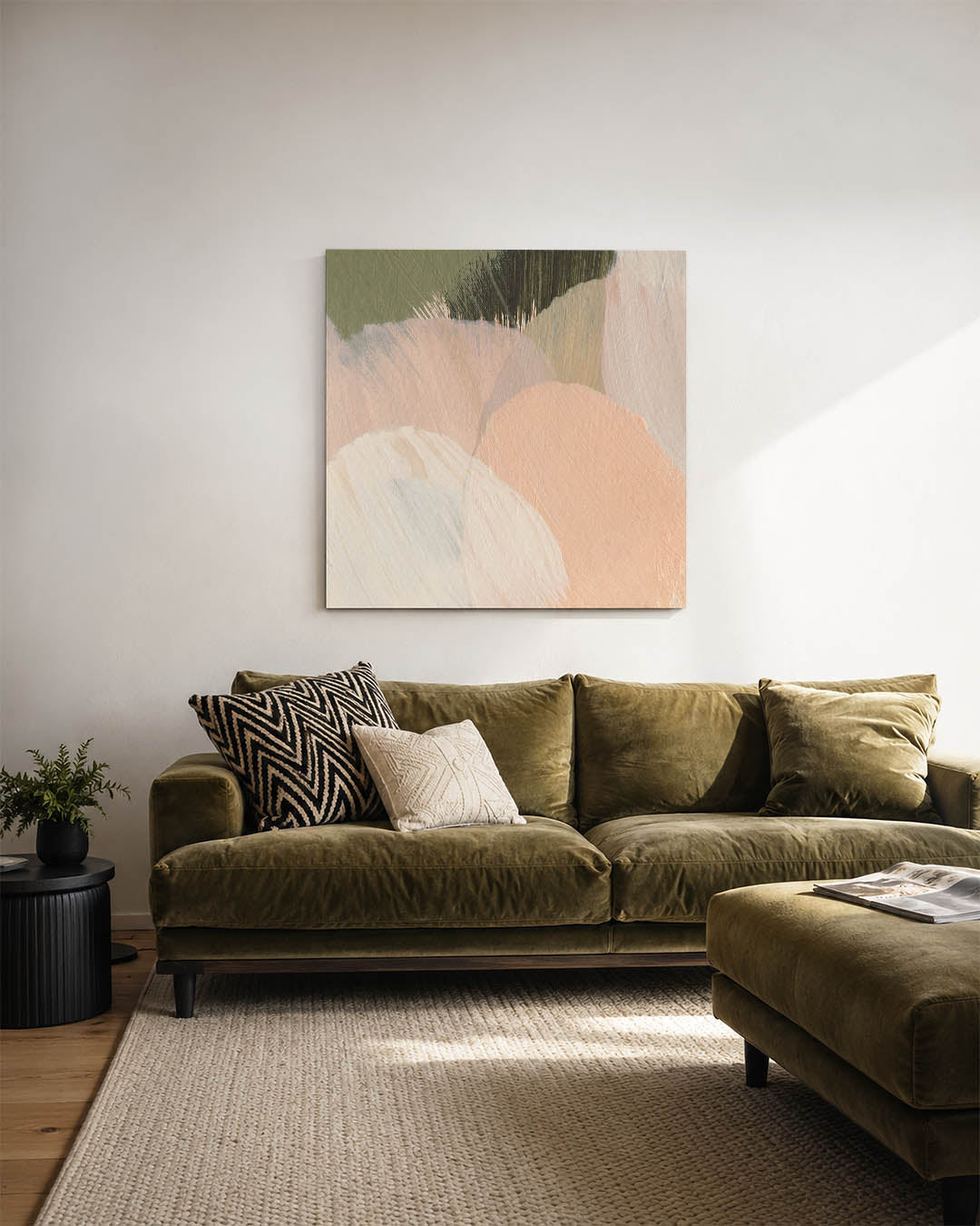 Organische vormen compositie Kunstwerk