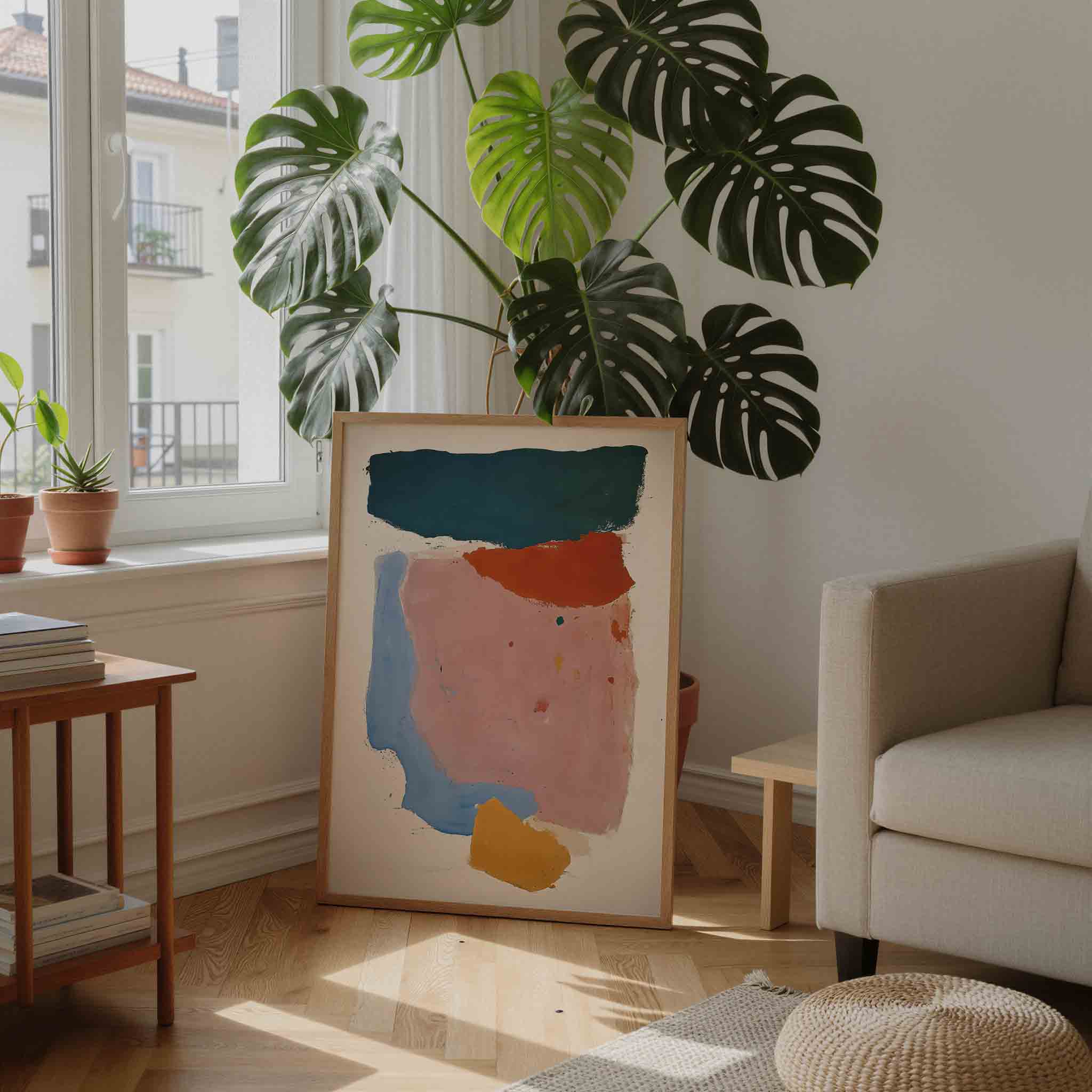 Abstracte vormen Poster