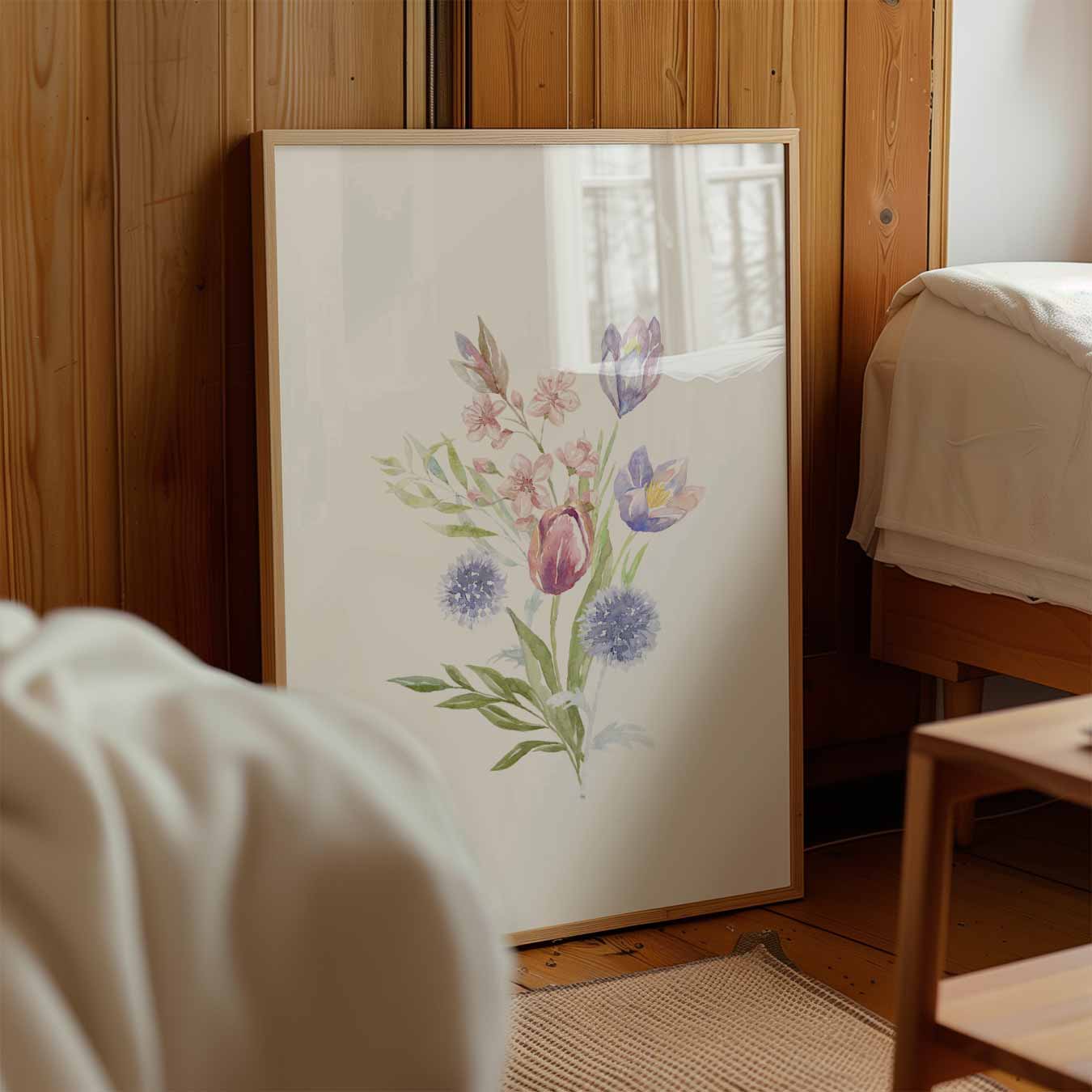 Botanische Bloemenpracht Poster-WallArtistic