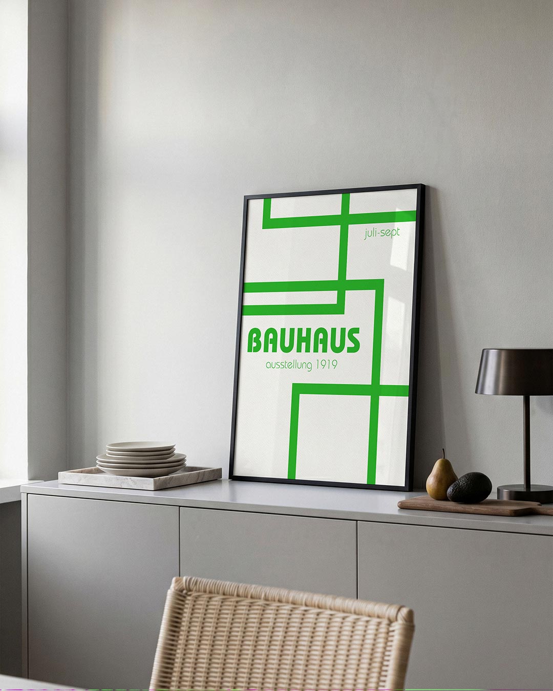 Lijnen en kleurvlakken Poster