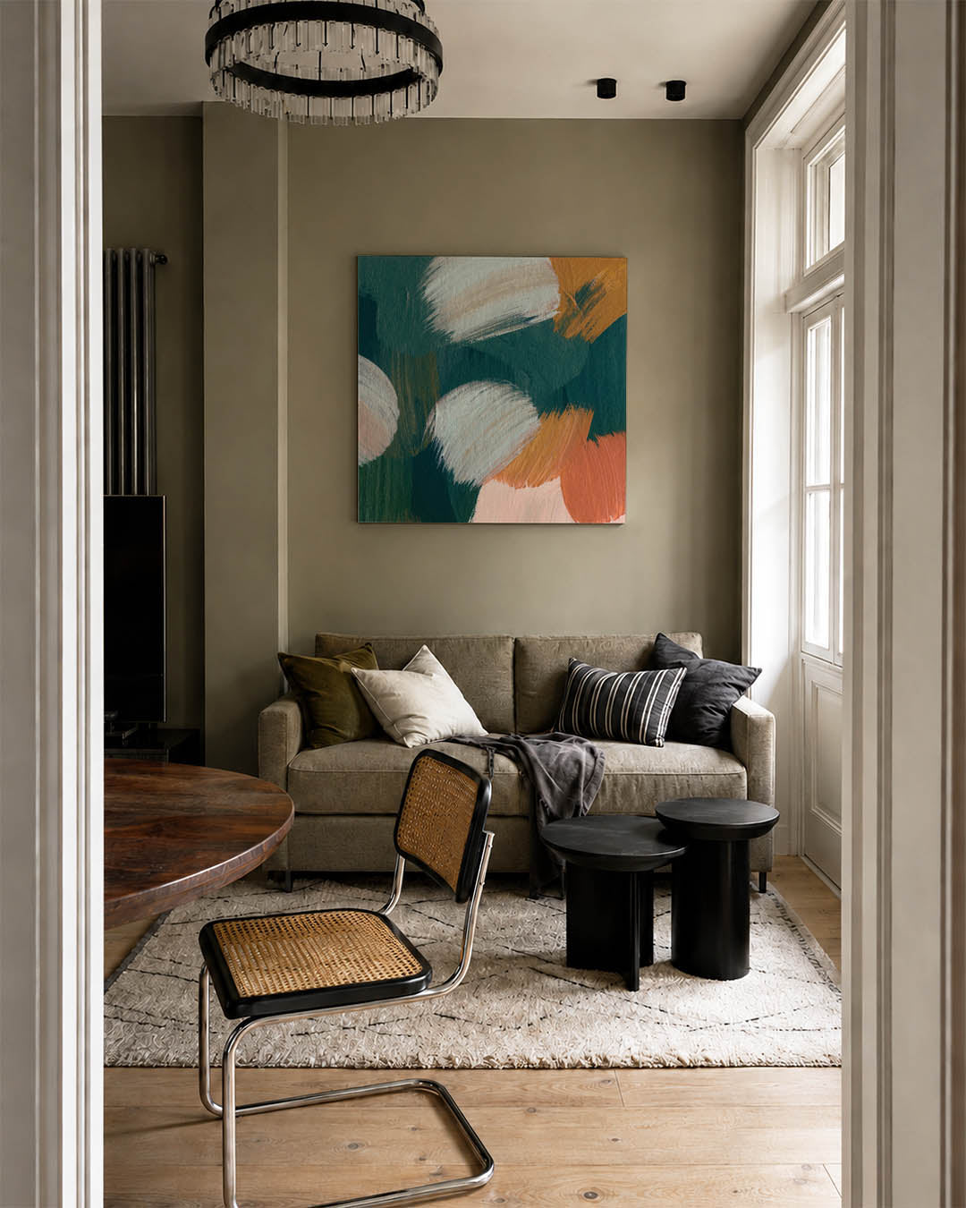 Kleurencompositie Kunstwerk