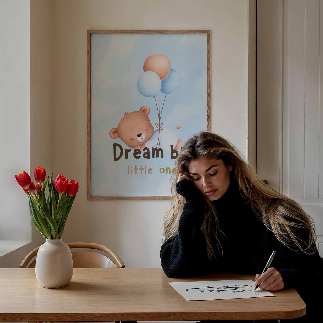 Droom Groot Kinderkamer Poster-WallArtistic
