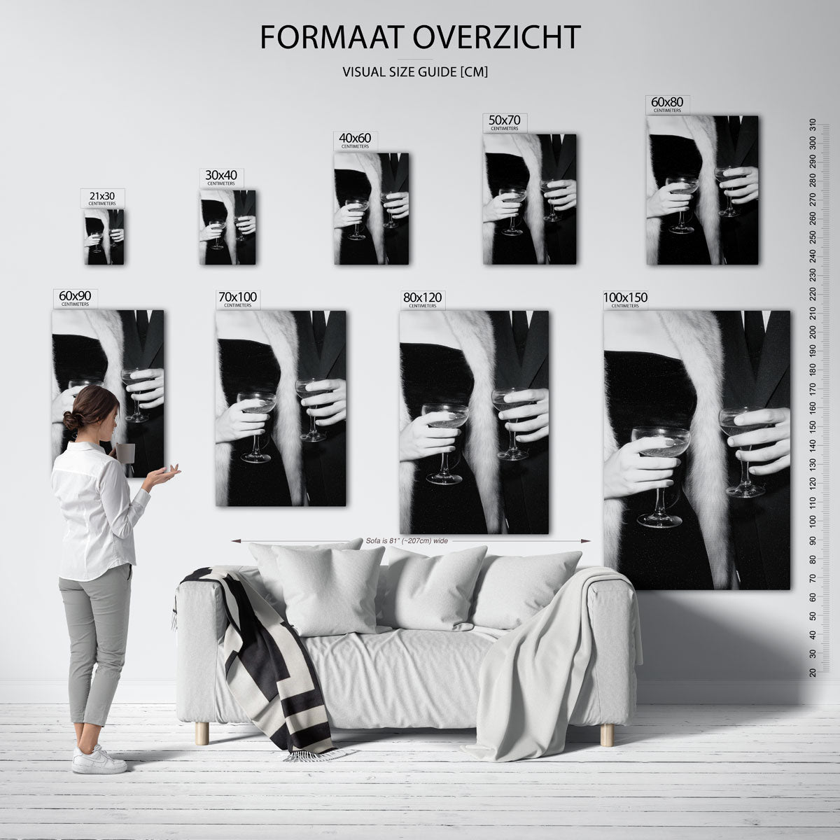 Stijlvolle toast Poster