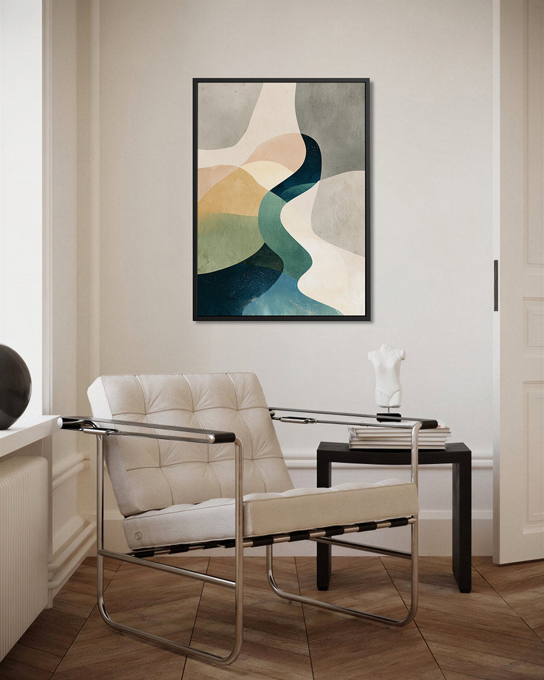 Organische vormen compositie Kunstwerk